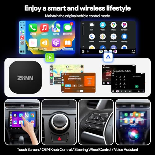 AI Magic Carplay Box: Netflix & mirroring, 2+32GB for wired/Wireless CarPlay/Android Auto