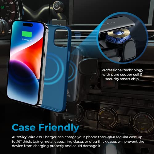 AutoSky Wireless Car Charger and CarPlay Adapter - The Ultimate in Wireless Technology